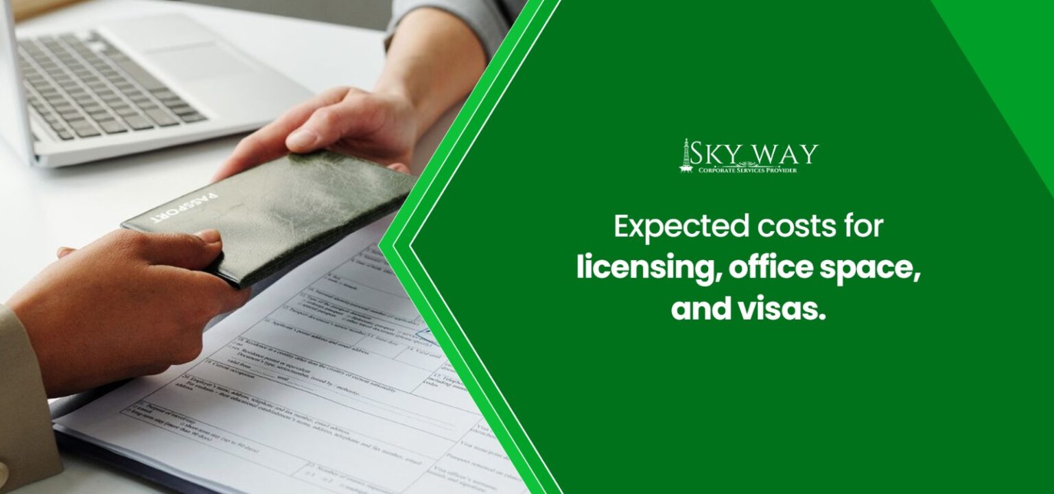 Expected Costs for Licensing Office Space and Visas