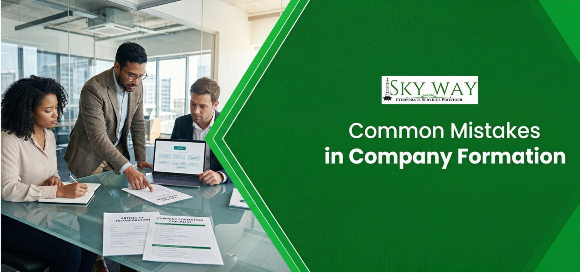 Avoid the common company formation mistakes UAE entrepreneurs make. With expert guidance from Skyway CSP, you can learn about jurisdiction selection, documentation, compliance, banking, and more.